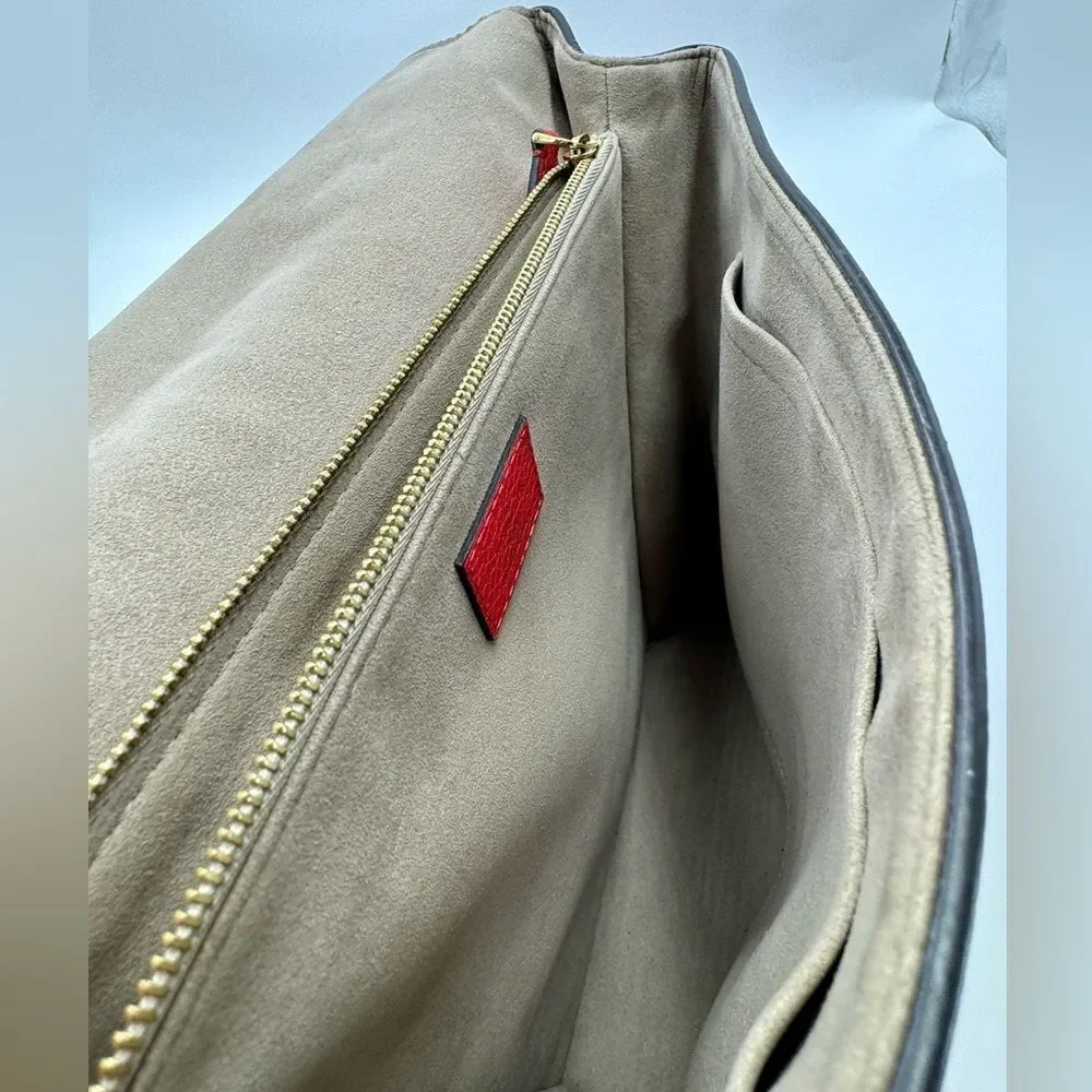 Louis Vuitton Coquelicot Taurillon Leather Volta 2way LV Handbag Messenger